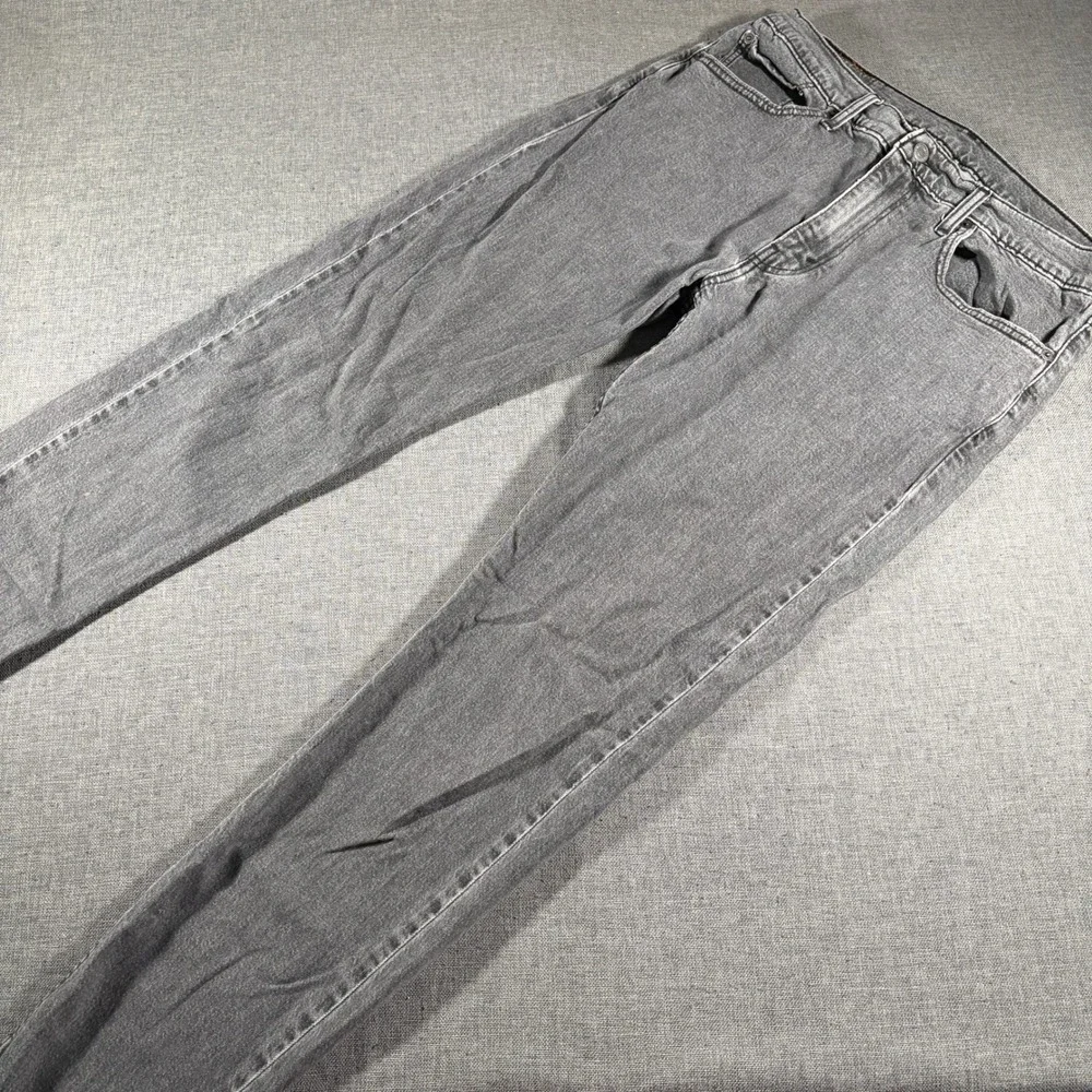 Levi's 512 Slim Taper Jeans Mens 36x36‎ Grey Washed Denim Stretch Tencel